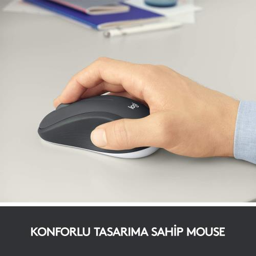 LOGITECH MK540 Q ADVANCED KABLOSUZ TÜRKÇE KLAVYE & MOUSE SETİ-SİYAH 920-008687
